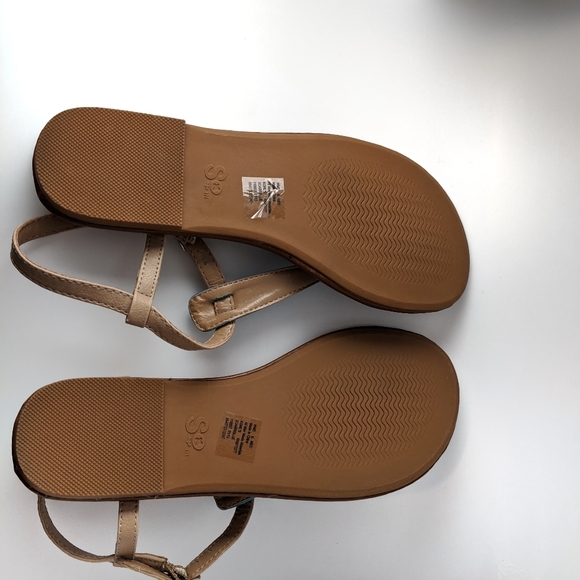 SO Women's Strappy Sandals Size 6 - Picture 2 of 4
